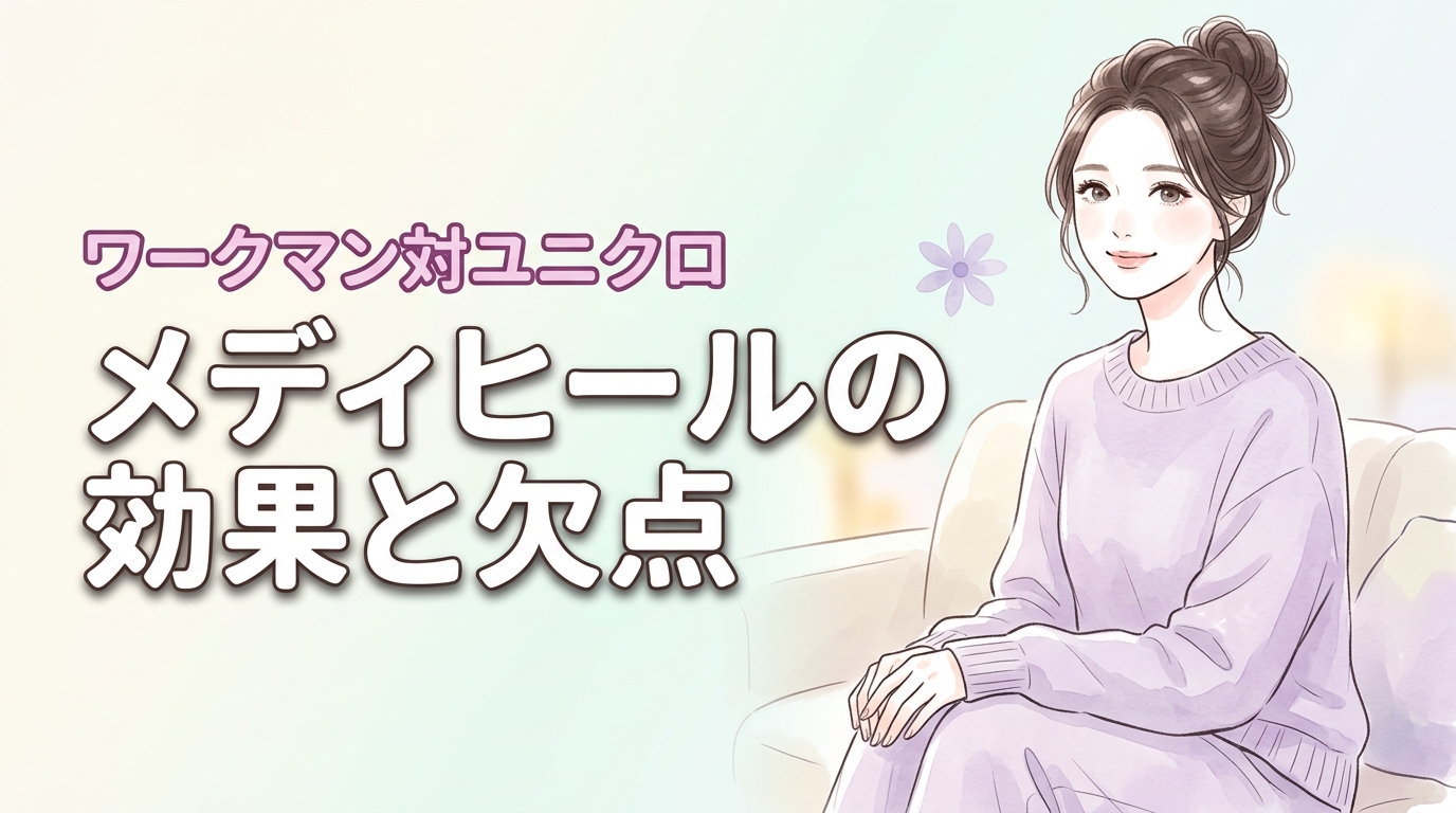ワークマンのメディヒールは疲労回復に効く？ユニクロと比較して分かった効果と欠点