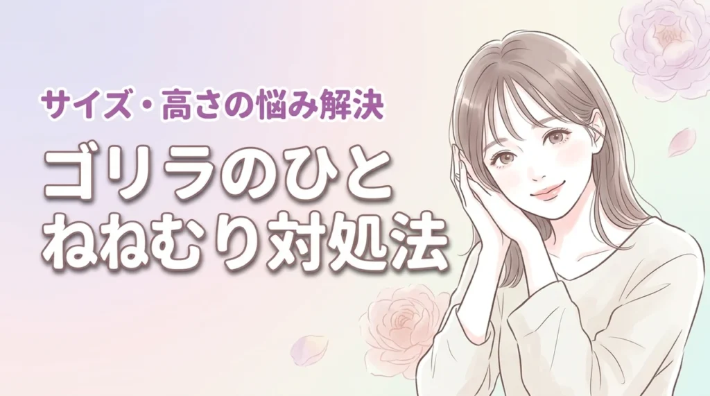 ゴリラのひとねむりで失敗したくない人必見！サイズ感や高さが合わない時の対処法